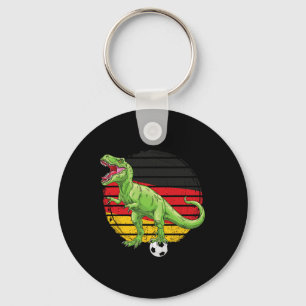 Fußball Dino Trex Deutsche Trikot Deutschland Flag Schlüsselanhänger