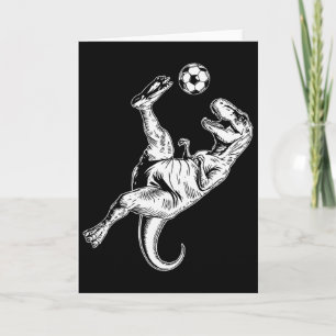 Fußball Dinosaurier Kinder Jungen Männer Fußball  Karte