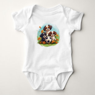 Fußball-Dogs Baby Strampler