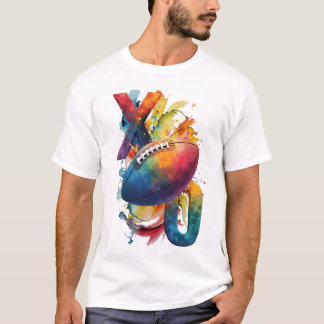 Fußball dreht sich alles um X versus O T-Shirt