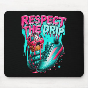 Fußball-Drip-Boys Eis-Drip-Jugend respektiert die Mousepad