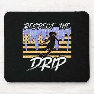 Fußball-Drip-Girls tropfen Eiscreme Respektiere de Mousepad