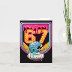 Fußball Drip Nummer 67 Fußballspieler  Karte