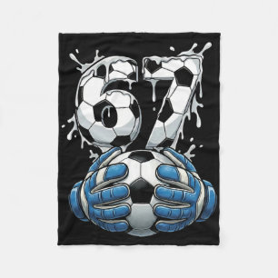Fußball Drip Nummer 67 Jungen Fußball Torwart 67 Fleecedecke