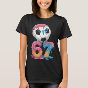 Fußball-Drip Nummer 67 Jungen Fußballspieler 67 T-Shirt