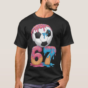 Fußball-Drip Nummer 67 Jungen Fußballspieler 67 T-Shirt