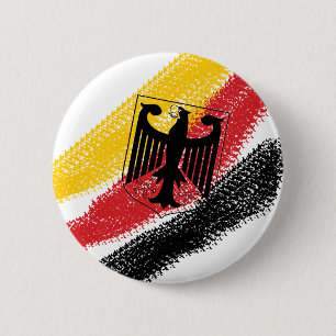 Fußball-Eagle-Knopf Deutschland Fussball Button