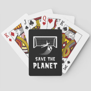 Fußball-Earth-Day rettet den Planeten Spielkarten