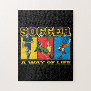 Fußball eine Lebensart Puzzle