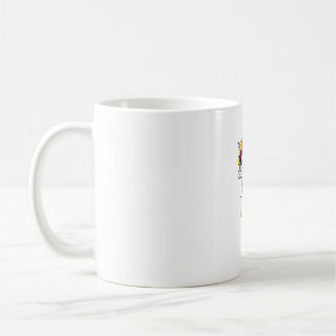 Fußball-Einhorn Kolumbien-Trikot-Design Kolumbiani Kaffeetasse