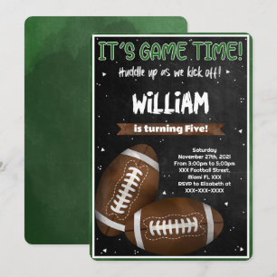 Fußball Einladung zum Geburtstag