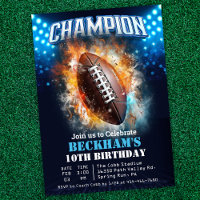 Fußball Einladung zum Geburtstag