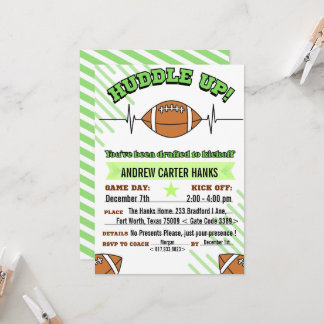 Fußball Einladungen zum Geburtstag für Jungen pack