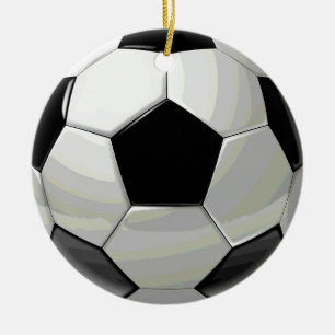 Fußball-Einzigartigkeit Keramik Ornament