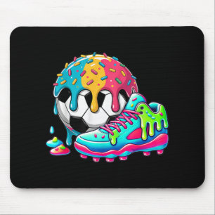 Fußball-Eiscreme-Tropfen für Jungen Mädchen Kinder Mousepad