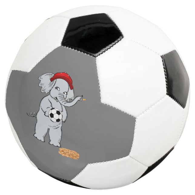 Fußball-Elefant Fußball (Dreiviertel)