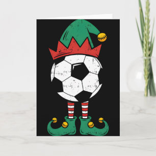Fußball Elf Weihnachten Lustiger Xmas Elf Fußball Karte