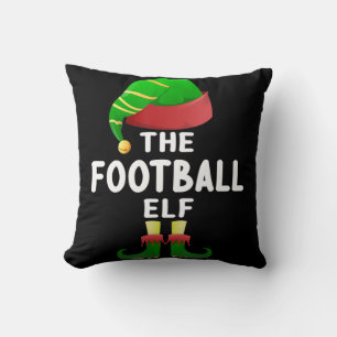 Fußball Elf Weihnachtsfamilie Matching Pajamas Elf Kissen