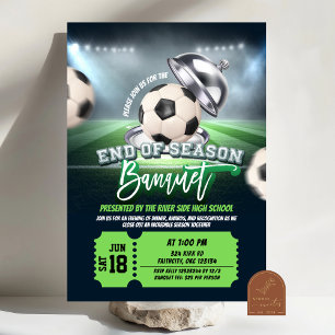 Fußball-End-of-Season-Bankett-Party-Einladung Einladung