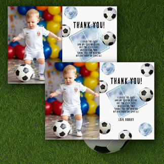 Fußball Erster Geburtstagstag Danke