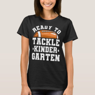 Fußball erster Schultag bereit, um Kinde zu bekämp T-Shirt