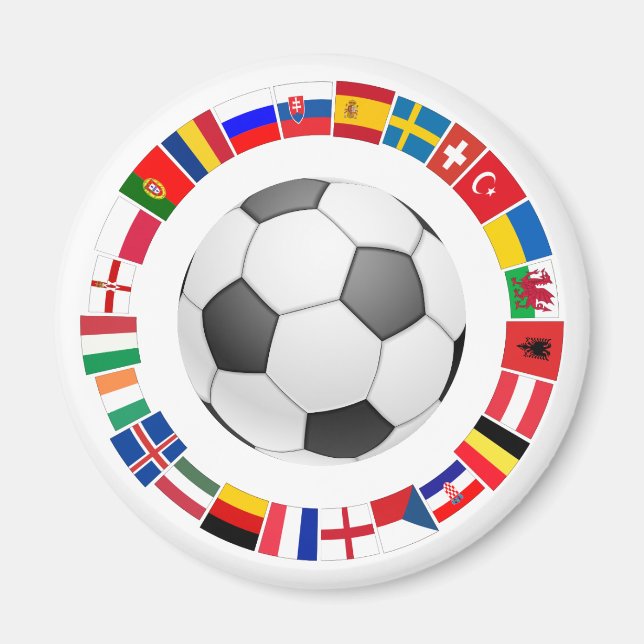 Fußball-Europameisterschaft 2016 Magnet (Vorne)