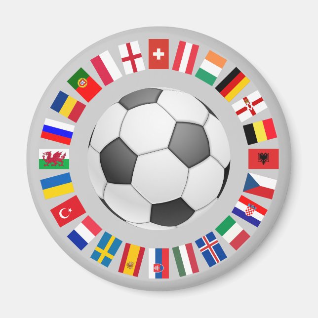 Fußball-Europameisterschaft 2016 Magnet (Vorne)