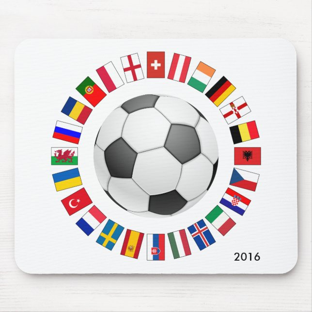 Fußball-Europameisterschaft 2016 Mousepad (Vorne)