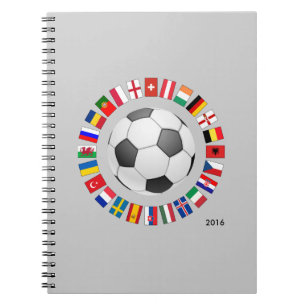 Fußball-Europameisterschaft 2016 Notizblock