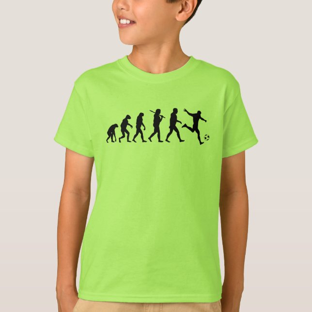 Fußball-Evolution b T-Shirt (Vorderseite)