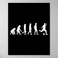 Fußball Evolution Lustiger Fußball Fan Sportliebha