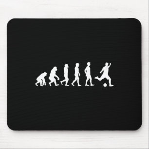 Fußball Evolution Lustiger Fußballfan Sportliebhab Mousepad