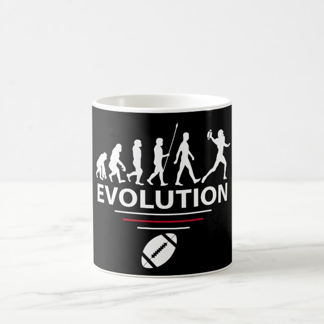 Fußball-Evolution Tasse (Mittel)