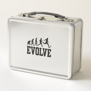 Fußball Evolution Vintage Vektor-Shirt-Design_1 Metall Brotdose