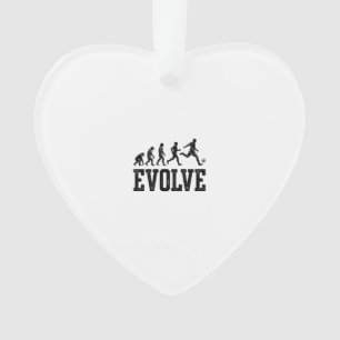 Fußball Evolution Vintage Vektor-Shirt-Design_1 Ornament