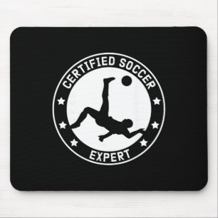Fußball-Experte Fußballspieler Mousepad
