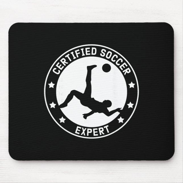Fußball-Experte Fußballspieler  Mousepad (Vorne)