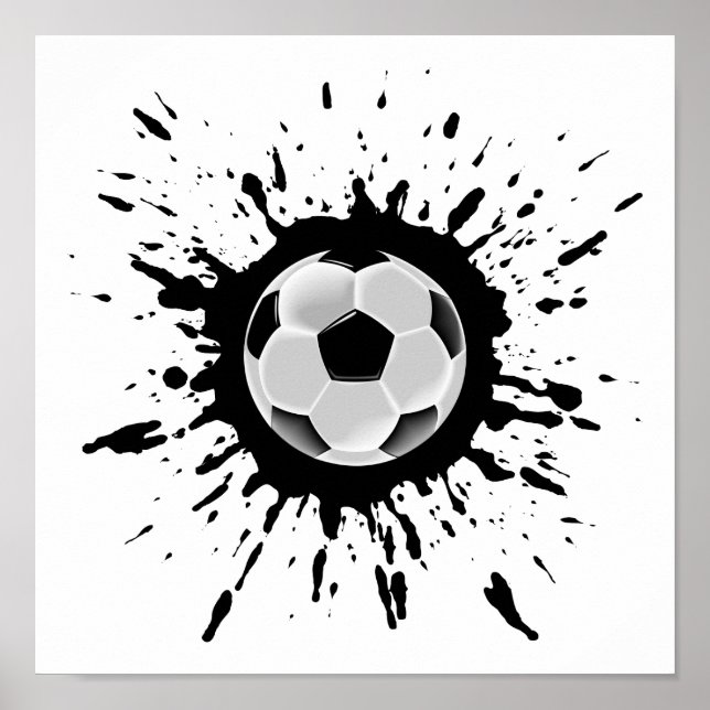 Fußball-Explosion Poster (Vorne)