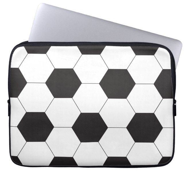 Fußball-Fan zurück in die Schule Laptopschutzhülle (Vorderseite)