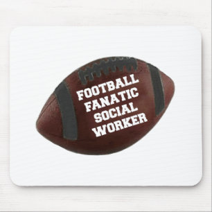 Fußball-Fanatic Social Worker Mousepad