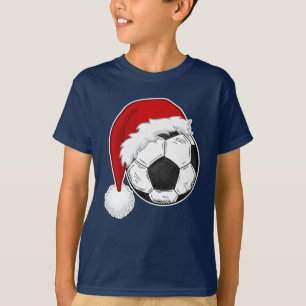 Fußball-Fans Weihnachts-Shirt-Design Fußball-Spi T-Shirt