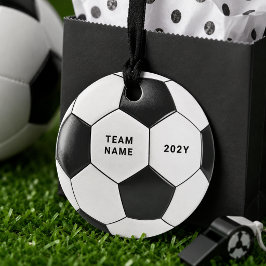 Fußball Favor Tags | Benutzerdefinierte Teamname-G Geschenkanhänger
