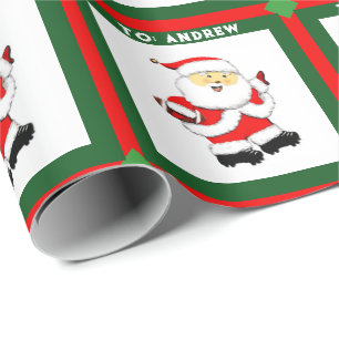 Fußball-Feiertagsgeschenk Geschenkpapier