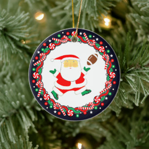 Fußball Feiertagsgeschenk Keramik-Ornament Keramik Ornament
