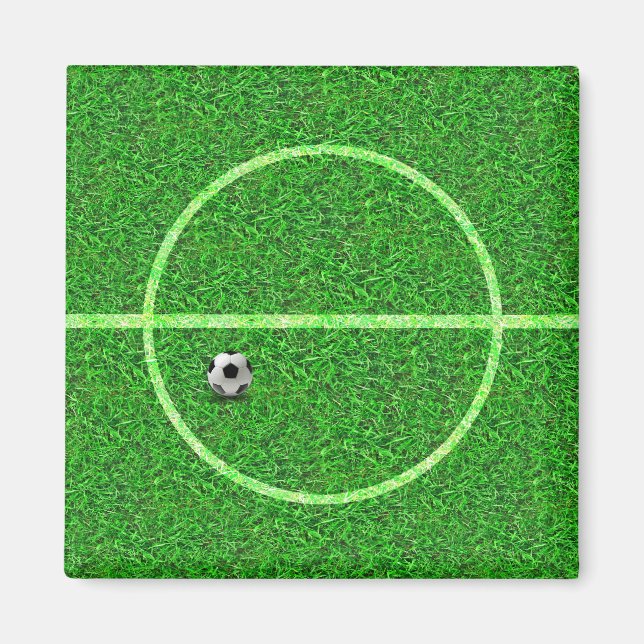 Fußball-Feldball - Magnet (Vorne)