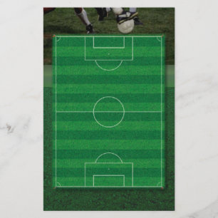 Fußball-Feldgeschosse Briefpapier