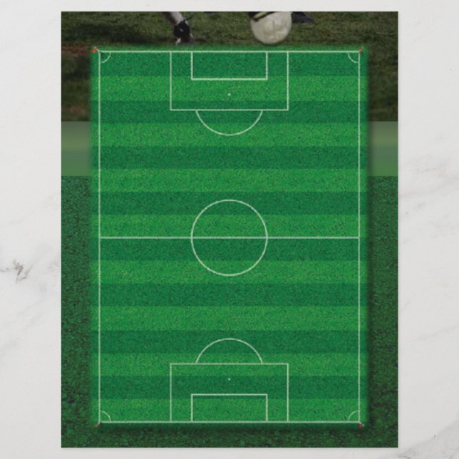 Fußball-Feldschrift (Vorderseite)