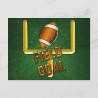 Fußball-Feldziel Postkarte