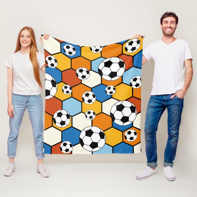 Fußball Fleecedecke (Beispiel)