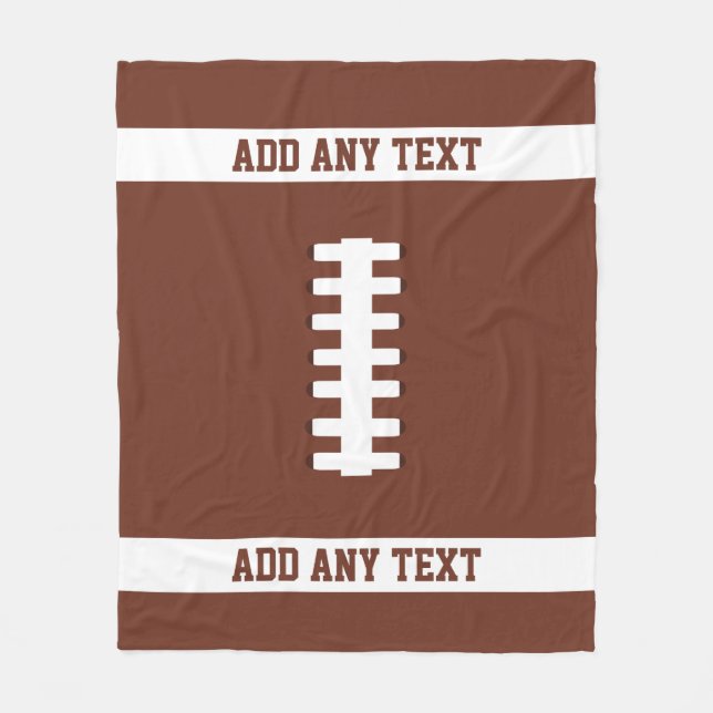 Fußball Fleecedecke (Vorderseite)